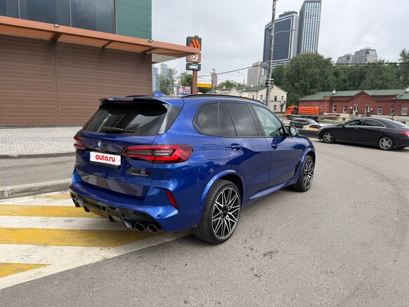 2020 BMW X5 M Competition III (F95), синий - вид 3