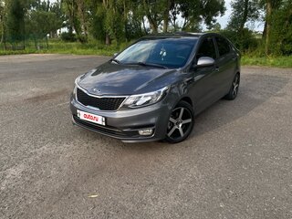 2016 Kia Rio III Рестайлинг, серый, 1150000 рублей, вид 3