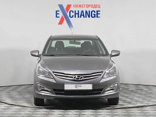 2016 Hyundai Solaris I Рестайлинг, серый, 1116000 рублей, вид 2