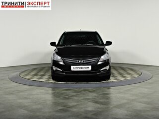2015 Hyundai Solaris I Рестайлинг, чёрный, 796000 рублей, вид 2