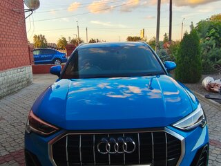 2020 Audi Q3 35 TFSI II (F3), голубой, 2500000 рублей, вид 2