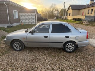 2005 Hyundai Accent ТагАЗ II, серебристый, 350000 рублей, вид 3