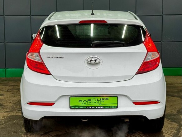 2016 Hyundai Solaris I Рестайлинг, белый, 799000 рублей - вид 6
