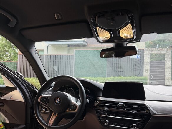 2017 BMW 5 серии 540i xDrive VII (G30/G31/G38), чёрный, 4500000 рублей - вид 11