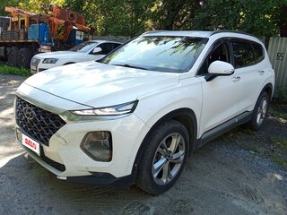 2018 Hyundai Santa Fe IV, белый, 1850000 рублей, вид 1