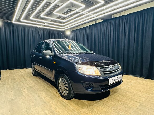 2013 Lada (ВАЗ) Granta I, синий - вид 8