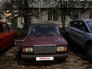 2003 Lada (ВАЗ) 2107, пурпурный, 75000 рублей, вид 2
