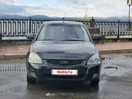 2011 Lada (ВАЗ) Priora I, чёрный, 360000 рублей, вид 5