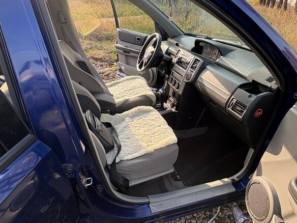 2005 Nissan X-Trail I Рестайлинг, синий, 550000 рублей - вид 6