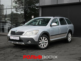 2012 Skoda Octavia Scout II (A5) Рестайлинг, серебристый, 1190000 рублей, вид 1
