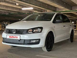 2018 Volkswagen Polo V Рестайлинг, белый, 1250000 рублей, вид 3