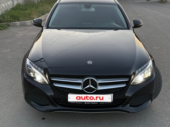 2018 Mercedes-Benz C-Класс 200 d 9G-TRONIC IV (W205), чёрный, 2500000 рублей - вид 2