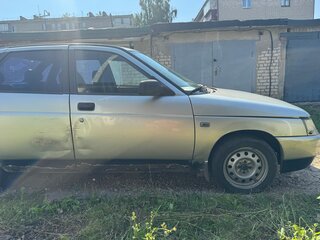 2002 Lada (ВАЗ) 2110, серебристый, 70000 рублей, вид 2