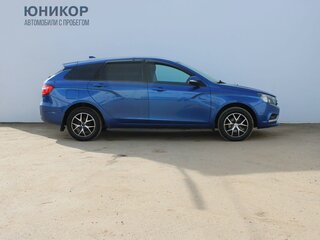 2020 Lada (ВАЗ) Vesta SW I, синий, 879000 рублей, вид 4