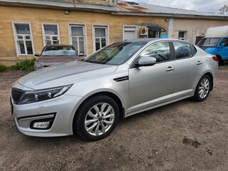 2014 Kia Optima III Рестайлинг, серебристый, 1299000 рублей, вид 2