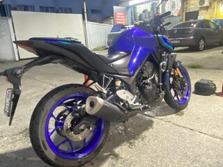 2022 Yamaha MT-03, синий, 580000 рублей, вид 4