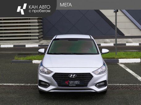 2017 Hyundai Solaris II, серебристый, 1018000 рублей, вид 3