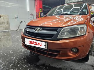2014 Lada (ВАЗ) Granta I, оранжевый, 350000 рублей, вид 3