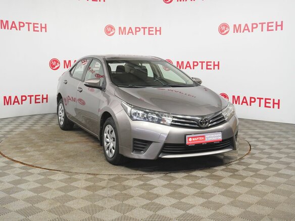 2013 Toyota Corolla XI (E160, E170, E180), бежевый, 1423000 рублей - вид 3
