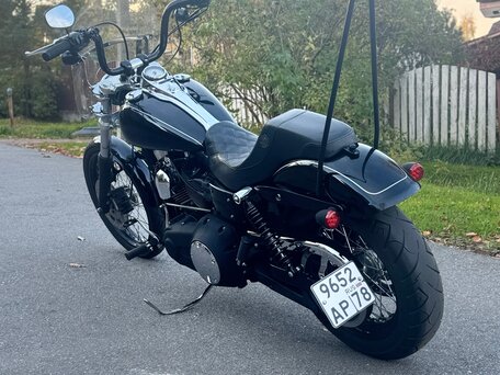 2010 Harley-Davidson Dyna Wide Glide, чёрный, 870000 рублей, вид 4