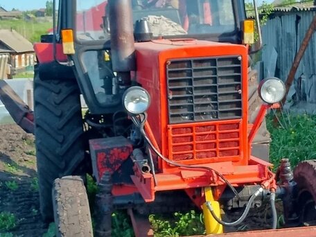 1998 МТЗ (BELARUS) Экскаваторы-погрузчики, красный, 670000 рублей, вид 1