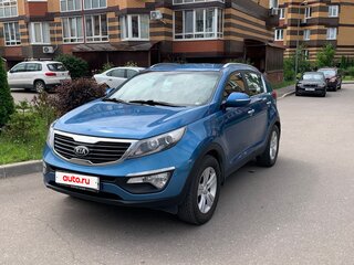 2013 Kia Sportage III, голубой, 1400000 рублей, вид 1