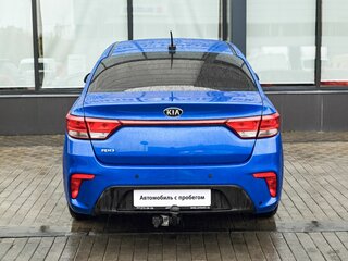 2018 Kia Rio IV, синий, 1179000 рублей, вид 4