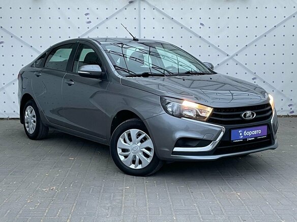 2019 Lada (ВАЗ) Vesta I, серый, 860000 рублей - вид 2