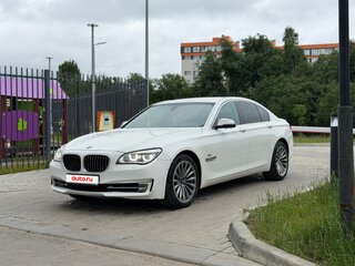 2013 BMW 7 серии 740d xDrive V (F01/F02/F04) Рестайлинг, белый, 2088000 рублей, вид 1