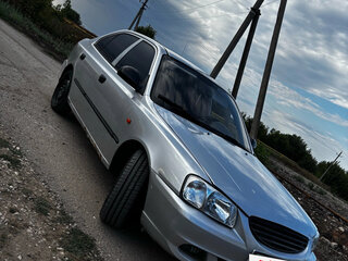 2005 Hyundai Accent ТагАЗ II, серебристый, 200000 рублей, вид 2