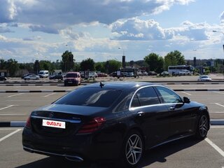 2018 Mercedes-Benz S-Класс 400 d Long VI (W222, C217) Рестайлинг, чёрный, 4200000 рублей, вид 4