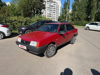 1996 Lada (ВАЗ) 21099, пурпурный, 266000 рублей, вид 1