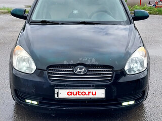 2006 Hyundai Verna II, чёрный, 299999 рублей, вид 3