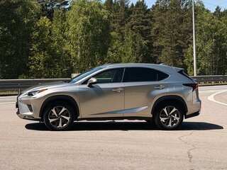 2019 Lexus NX 300h I Рестайлинг, серебристый, 3600000 рублей, вид 4