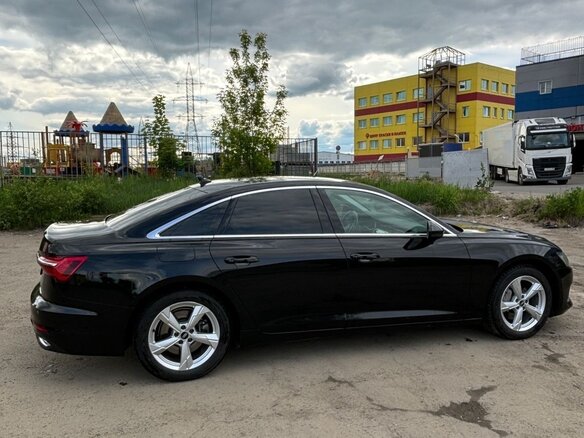 2021 Audi A6 45 TFSI V (C8), чёрный, 3690000 рублей - вид 5