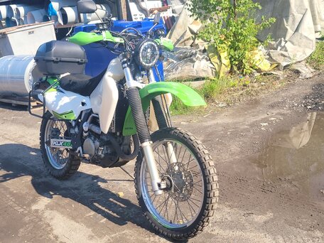 2003 Kawasaki KLX 400, зелёный, 425000 рублей, вид 3