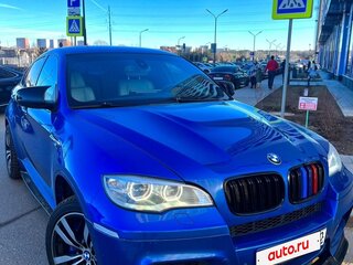 2012 BMW X6 M I (E71) Рестайлинг, синий, 2500000 рублей, вид 3