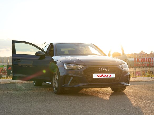 2020 Audi A4 35 TFSI V (B9) Рестайлинг, синий, 3440000 рублей - вид 12