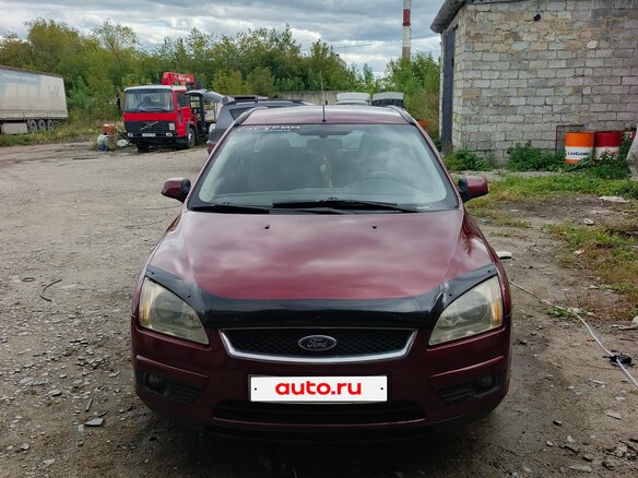 2007 Ford Focus II, красный, 450000 рублей - вид 1