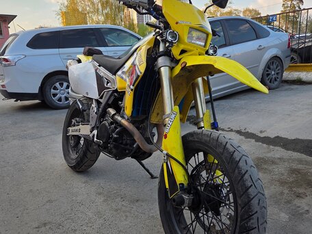 2005 Suzuki DR-Z 400 SM, жёлтый, 300000 рублей, вид 2