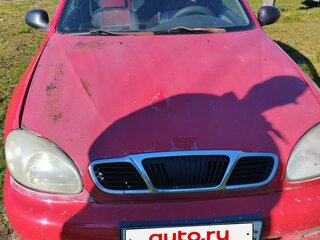 1998 Daewoo Lanos, красный, 80000 рублей, вид 1
