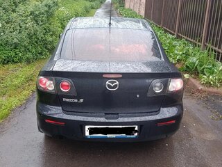 2008 Mazda 3 I (BK) Рестайлинг, чёрный, 480000 рублей, вид 3