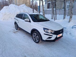 2021 Lada (ВАЗ) Vesta SW Cross I, белый, 1370000 рублей, вид 2