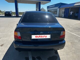 2008 Hyundai Accent ТагАЗ II, синий, 360000 рублей, вид 4