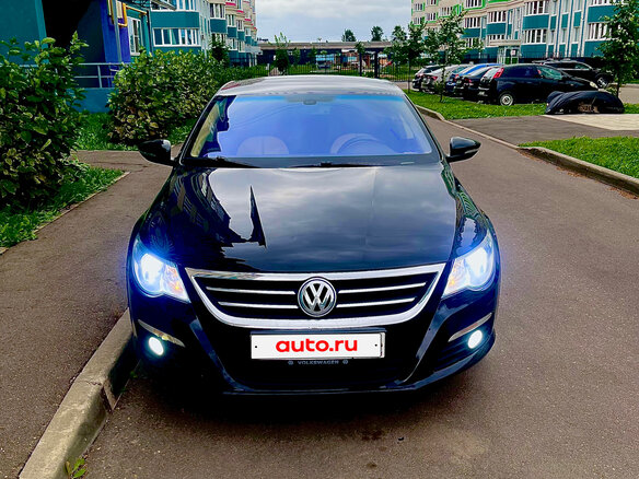 2009 Volkswagen Passat CC I, чёрный - вид 2