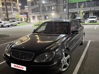 1999 Mercedes-Benz S-Класс 430 IV (W220), чёрный, 550000 рублей, вид 1