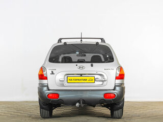 2004 Hyundai Santa Fe I, серебристый, 499000 рублей, вид 5