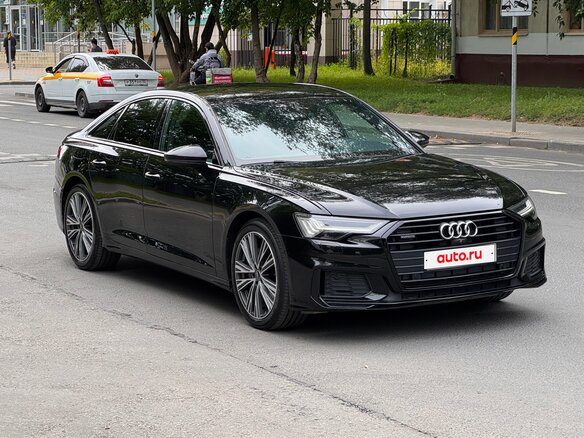 2021 Audi A6 45 TFSI V (C8), чёрный - вид 4