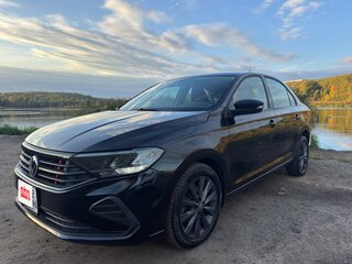 2022 Volkswagen Polo VI, чёрный, 1300000 рублей, вид 3