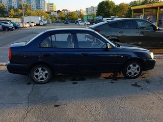 2008 Hyundai Accent ТагАЗ II, синий, 350000 рублей, вид 4